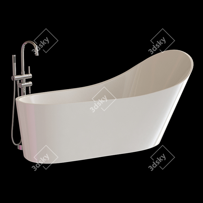 Luxury Bath Laufen Set: Stunning Designs & High-Quality Fixtures 3D model image 3