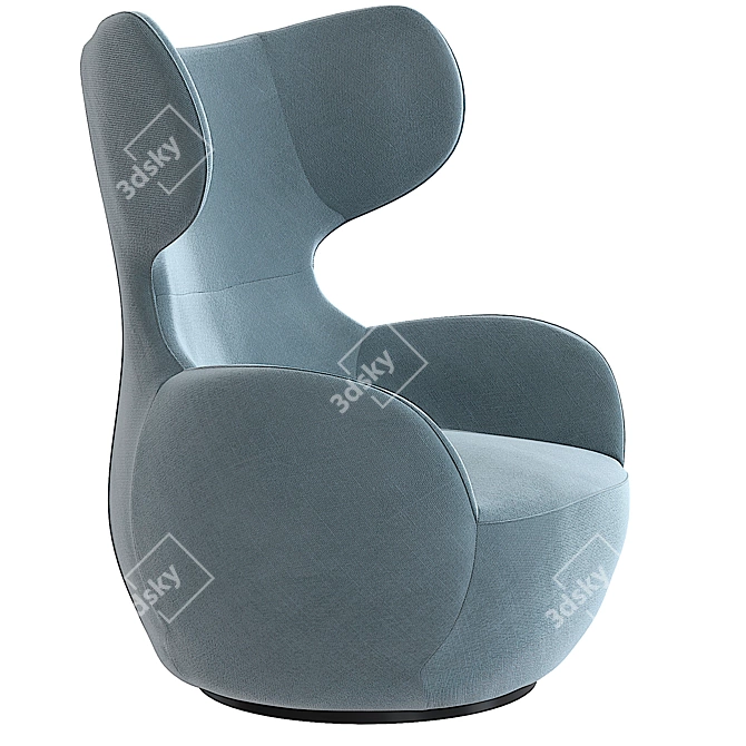 Modern Swivel Chair: Elroy 3D model image 1