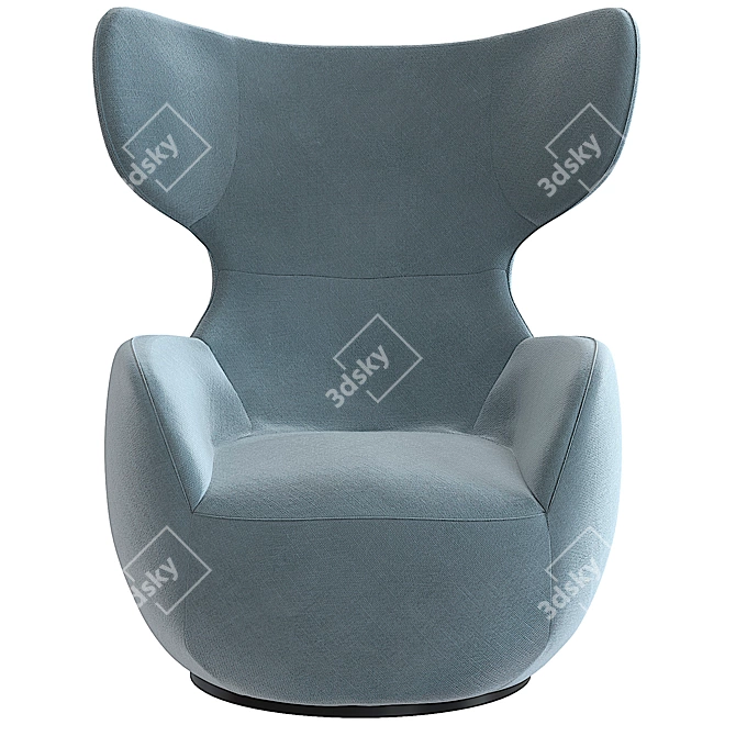 Modern Swivel Chair: Elroy 3D model image 2