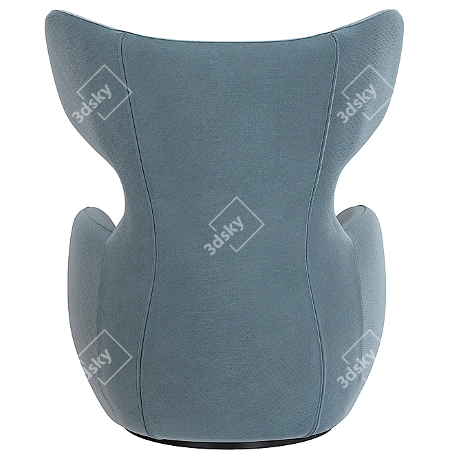 Modern Swivel Chair: Elroy 3D model image 3