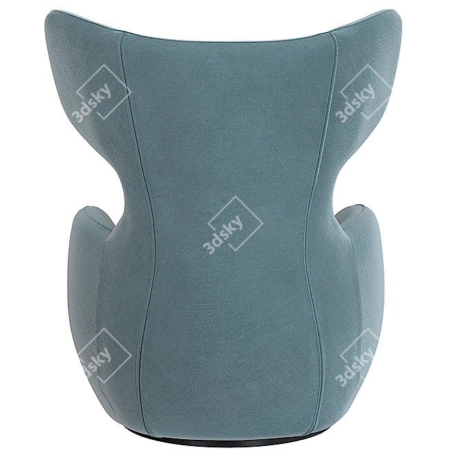 Modern Swivel Chair: Elroy 3D model image 7