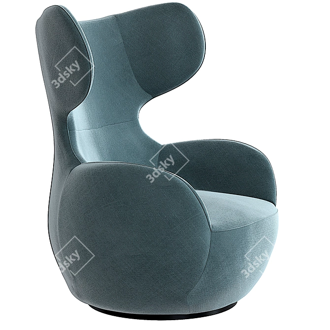 Modern Swivel Chair: Elroy 3D model image 10