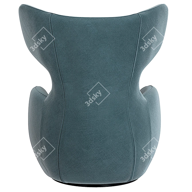 Modern Swivel Chair: Elroy 3D model image 12