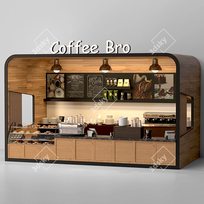 Cafe Design Collection - Coffee, Sweets, 3D Models 3D model image 2