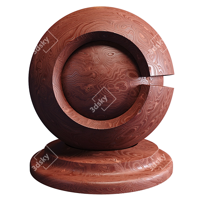 Versatile Wood Material Kit 3D model image 1