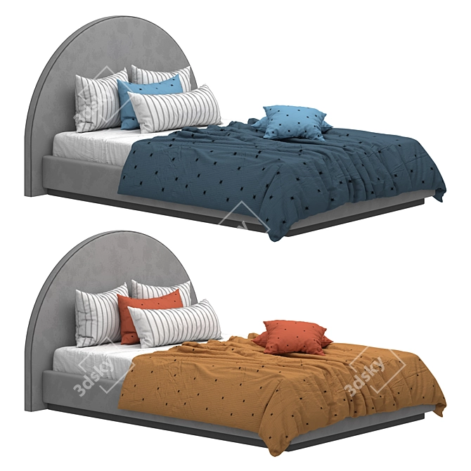 Archive Bed Collection 3D model image 1