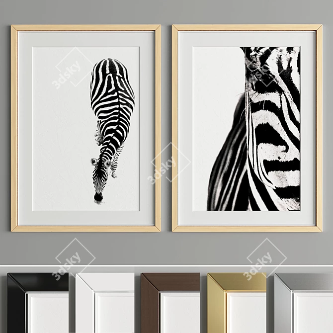 Modern Art Frame A23 - Stylish and Versatile 3D model image 5