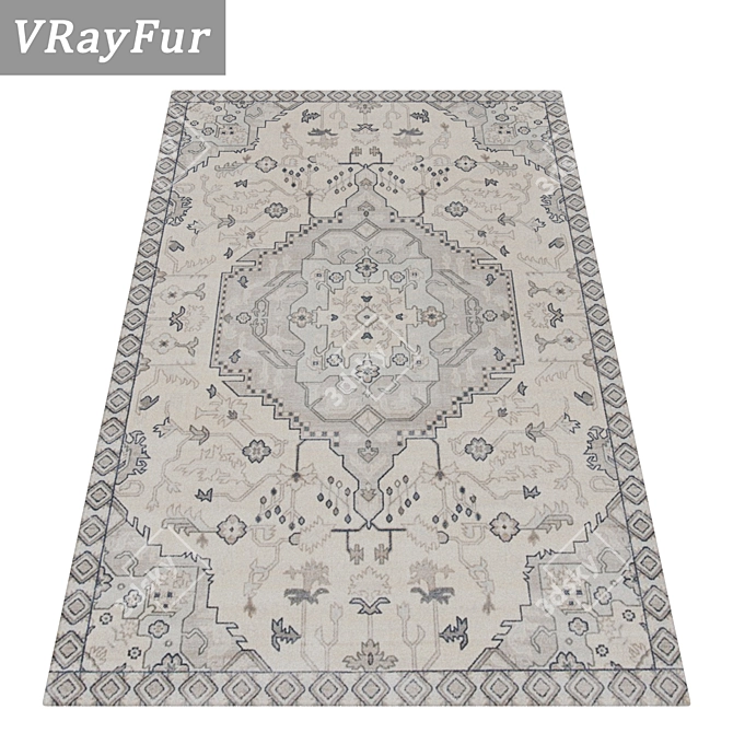 Title: Luxury Carpet Set 3D model image 2