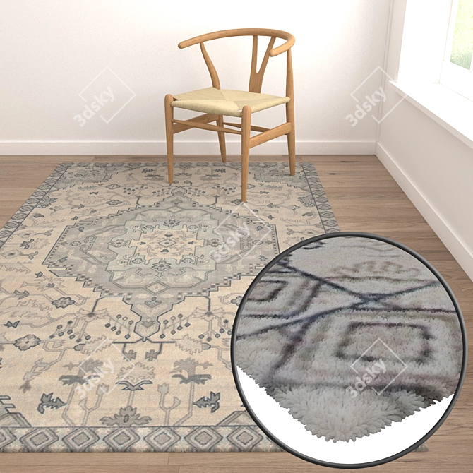 Title: Luxury Carpet Set 3D model image 5