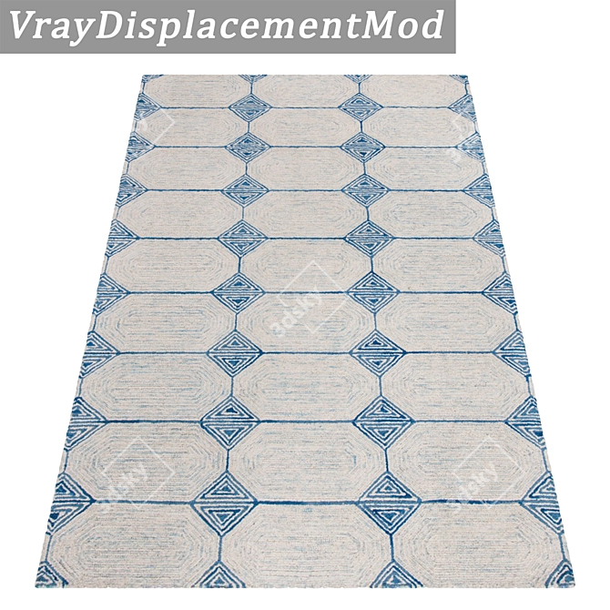 Title: Luxury Carpet Set - High-Quality Textures 3D model image 3