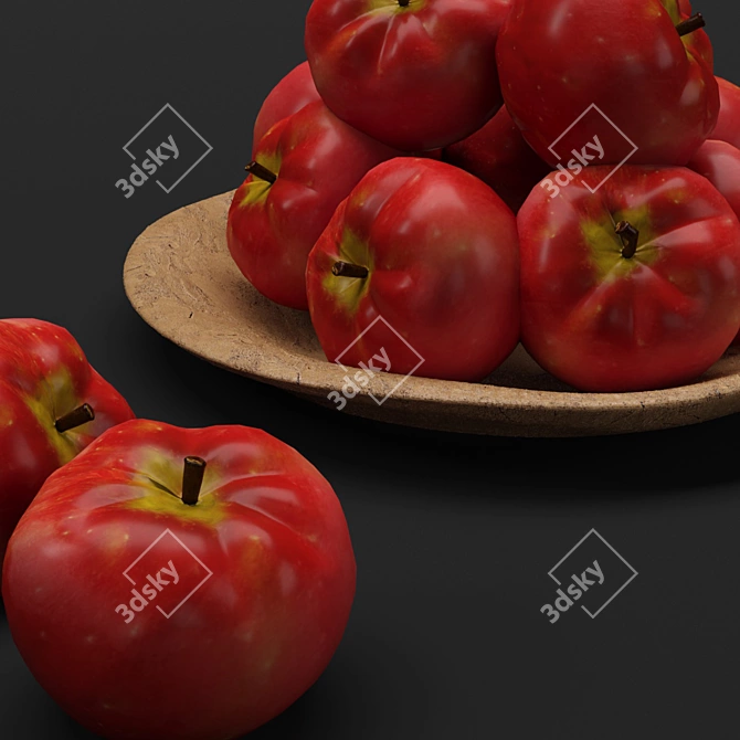 Apple Bliss in a Vase 3D model image 2