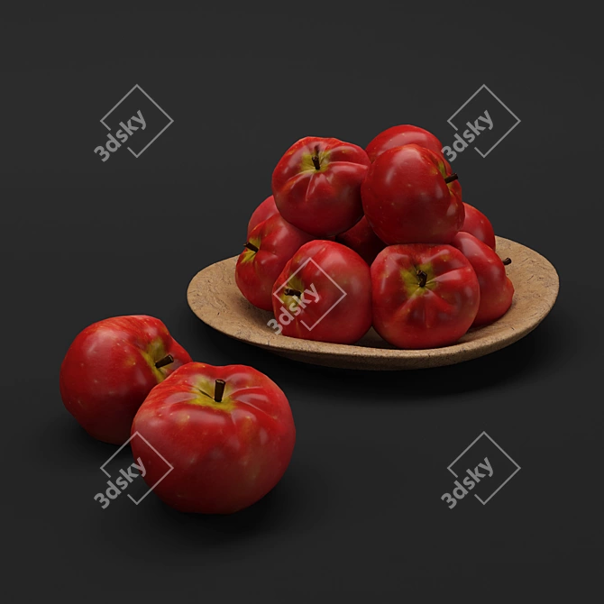 Apple Bliss in a Vase 3D model image 3