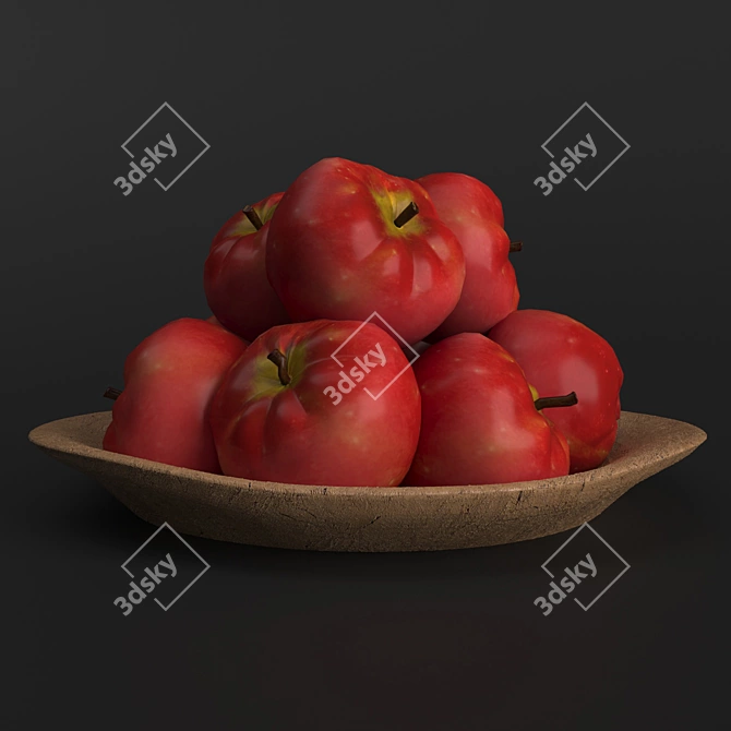 Apple Bliss in a Vase 3D model image 6