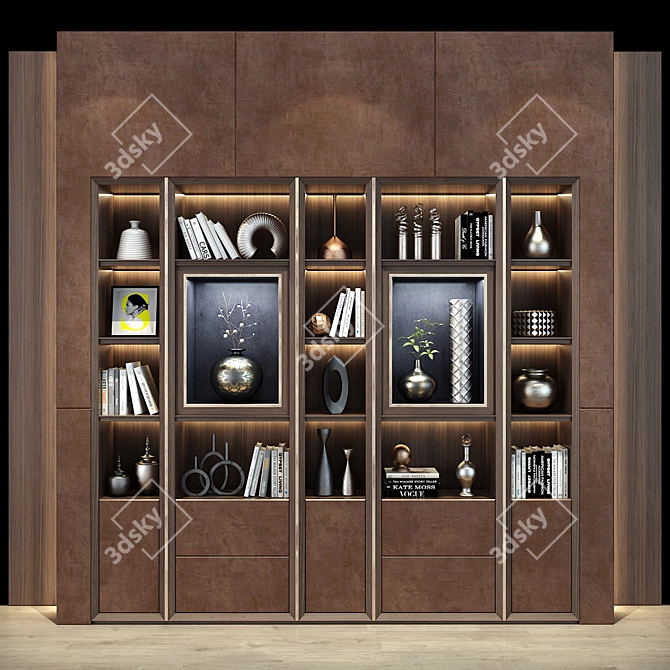 Modern Cabinet Furniture Design 3D model image 1