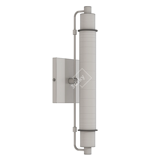 Sleek Wall Sconce: Modern Illumination 3D model image 3