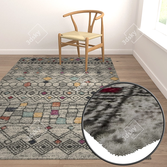 Plush Carpets Collection 3D model image 5