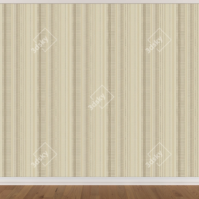 Seamless Wallpaper Set - 3 Colors 3D model image 2