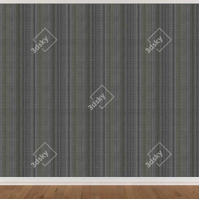 Seamless Wallpaper Set - 3 Colors 3D model image 3