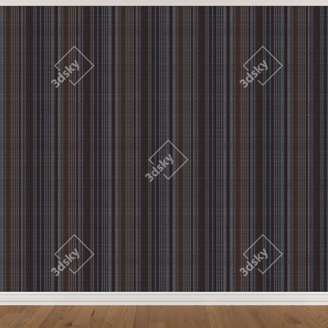 Seamless Wallpaper Set - 3 Colors 3D model image 2