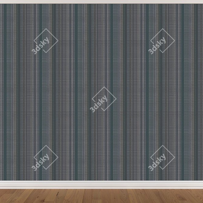 Seamless Wallpaper Set - 3 Colors 3D model image 4