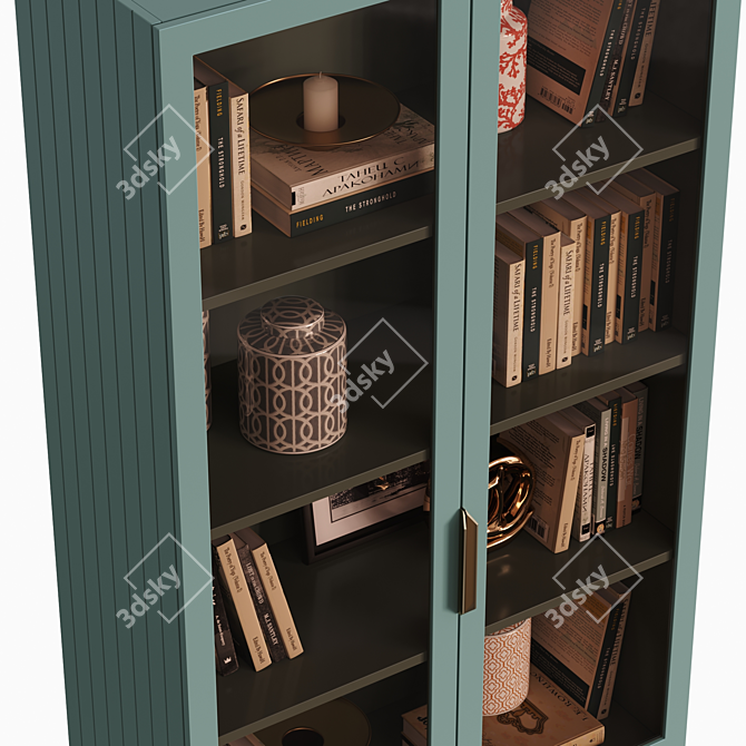 Metropolitan Showcase-Library: Elegant and Functional 3D model image 2