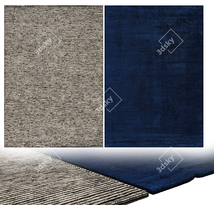 Elegant Interior Carpets 3D model image 2