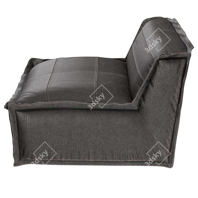 Cozy Sunday Sofa for Laid-back Living 3D model image 2