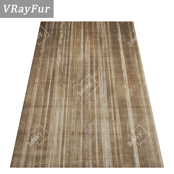 Luxury Carpet Set: High-Quality Textures 3D model image 2