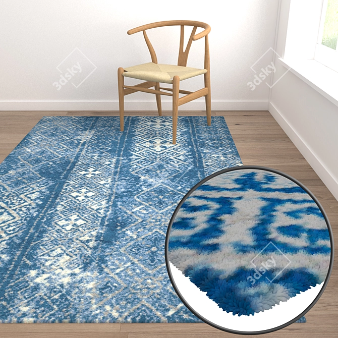 Luxury Set of Carpets 2218 3D model image 5