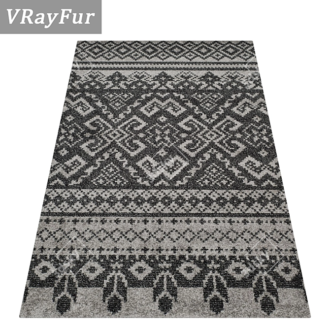 Luxury Carpets Set 2219 3D model image 2