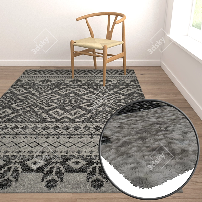 Luxury Carpets Set 2219 3D model image 5
