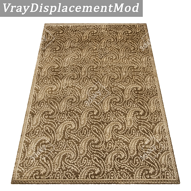 Title: Luxury Textured Carpet Set 3D model image 3