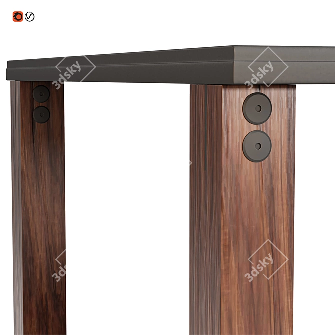 Sleek Modern Coffee Table 3D model image 4