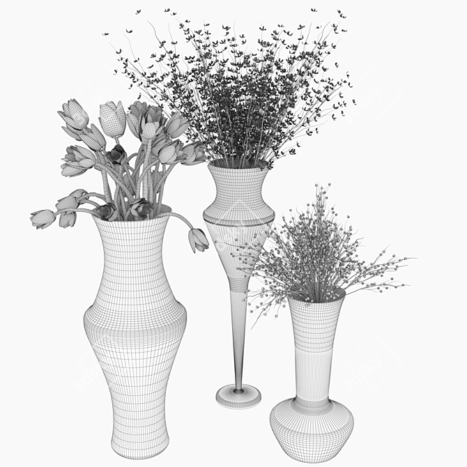 Lush Plant Collection Vol. 55 3D model image 3