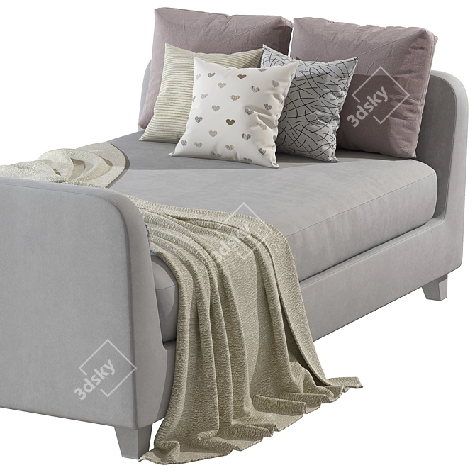 Modern and Versatile VICTOR Daybed 3D model image 2