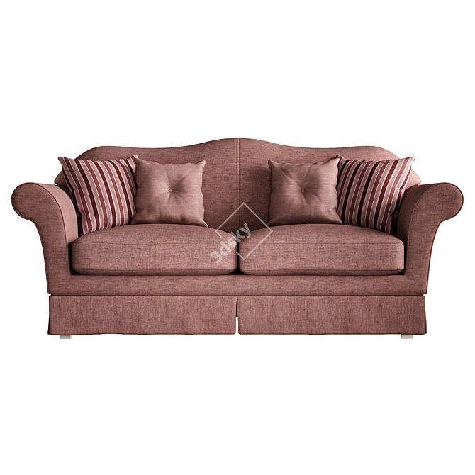 Italian Crafted Keoma Maestrale Sofa 3D model image 2