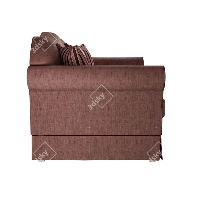 Italian Crafted Keoma Maestrale Sofa 3D model image 3