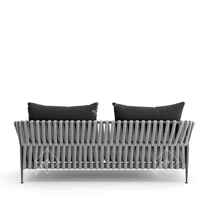 Outdoor Comfort: Talenti 2 Seater Sofa 3D model image 2