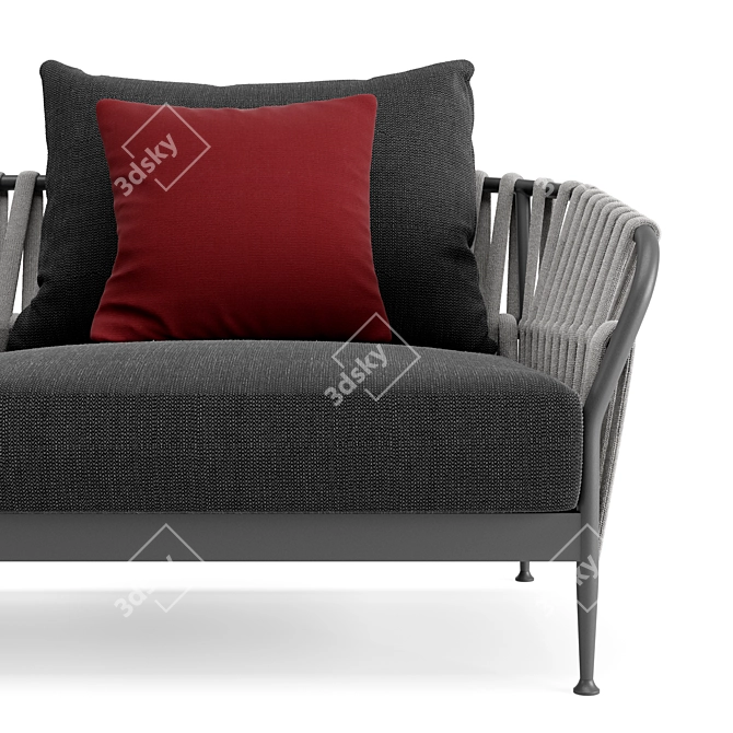 Outdoor Comfort: Talenti 2 Seater Sofa 3D model image 3