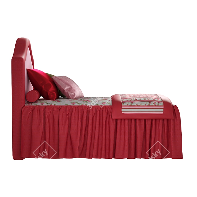 Elegant Chiavegato KlassiK Praga Bed 3D model image 3