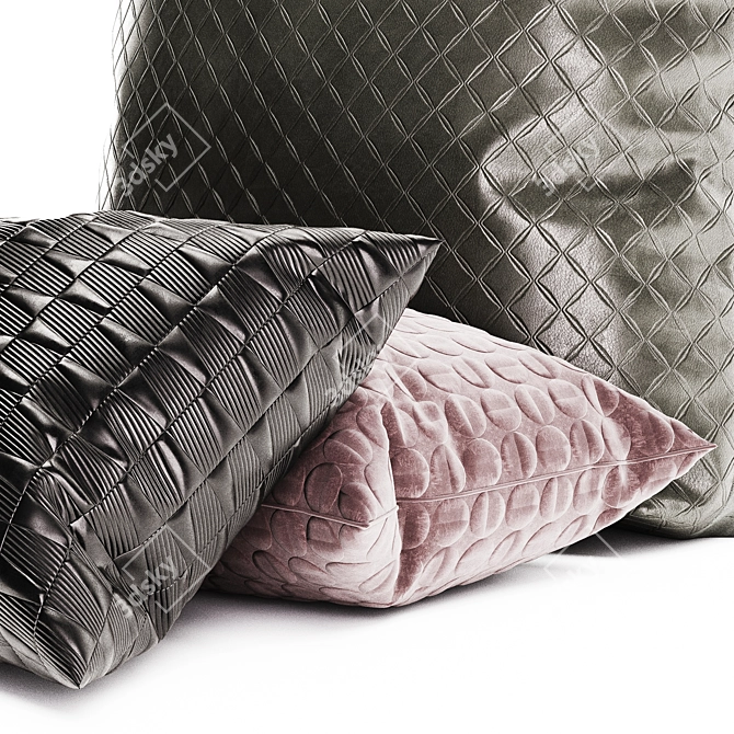 Luxury Pillow Set for Ultimate Comfort 3D model image 4