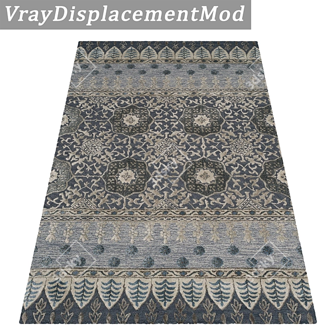 Luxury Carpet Set - High Quality Texture 3D model image 3