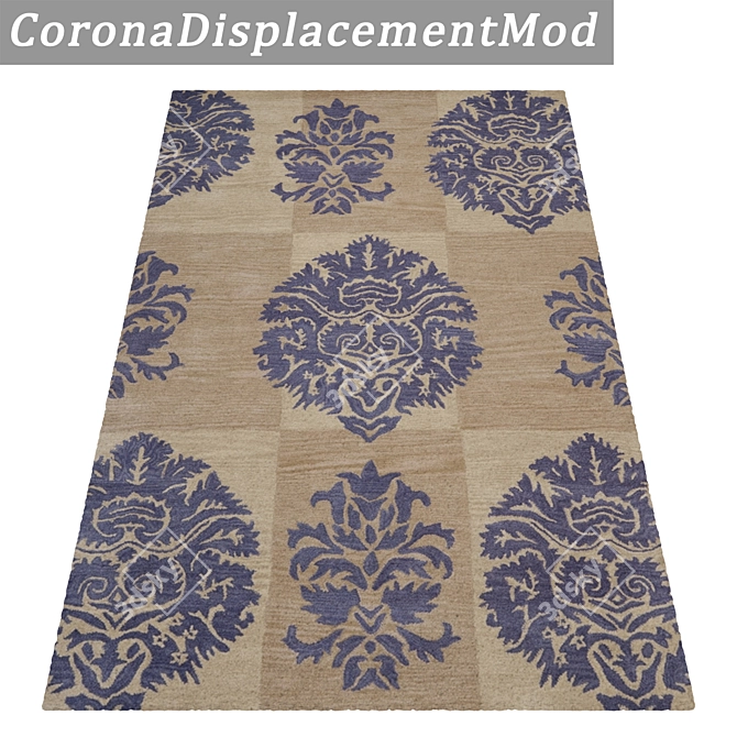 High-Quality Carpet Set 3D model image 4