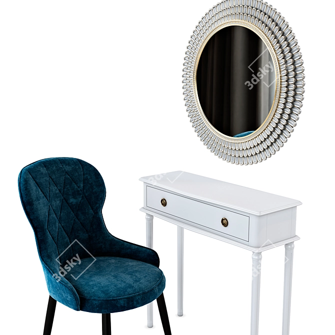 Graceful Gladys Console Set 3D model image 2