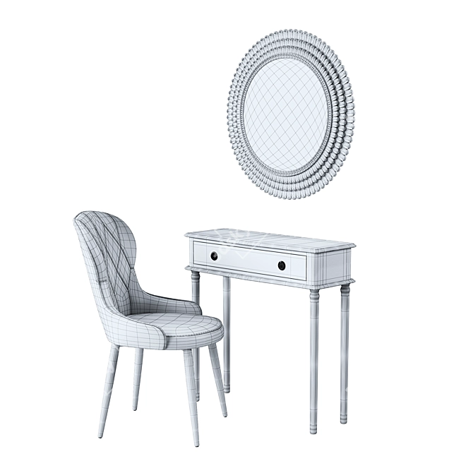 Graceful Gladys Console Set 3D model image 4