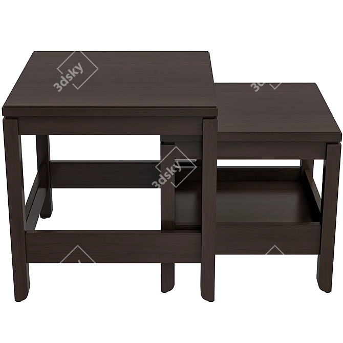 Havsta Dining Table Set - Versatile and Stylish 3D model image 5