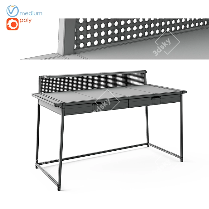 Smooth Table Concept 3D model image 3