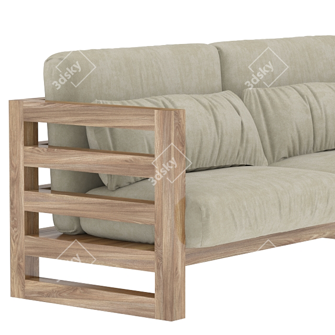 Modern Loft Sofa 3D model image 3