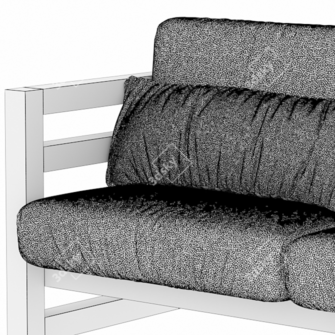 Modern Loft Sofa 3D model image 5