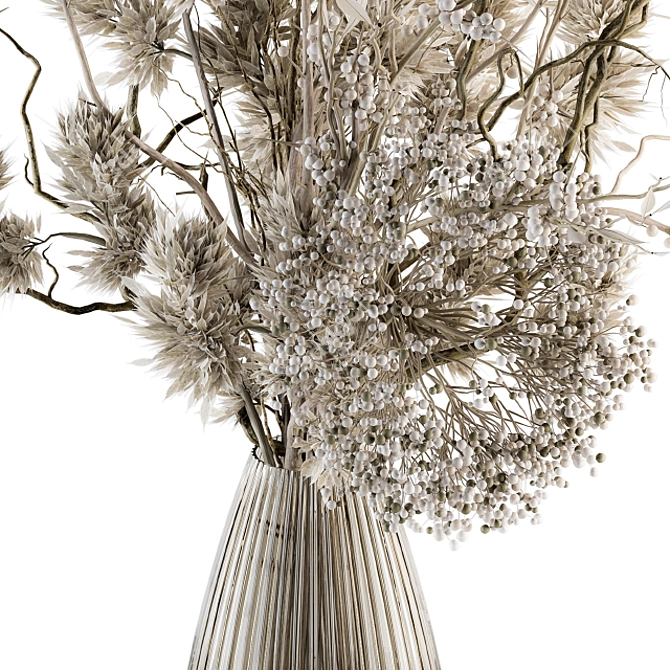 Elegant Branch in Vase 35 3D model image 3